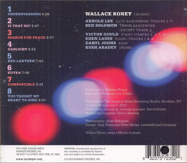 Wallace Roney - Understanding (CD, Album) (Near Mint (NM or M-)) - Image 2