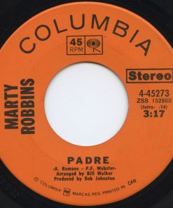 Marty Robbins - Padre  (7", Single) (Near Mint (NM or M-))