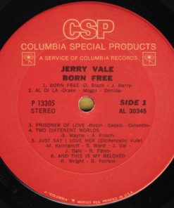 Jerry Vale - Born Free (LP, Album, Comp) (Mint (M)) - Image 3
