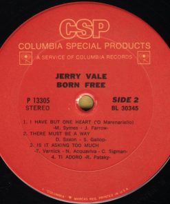 Jerry Vale - Born Free (LP, Album, Comp) (Mint (M)) - Image 4