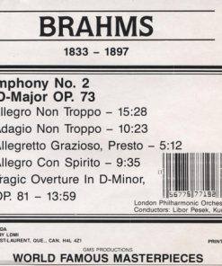 Alternative view of Johannes Brahms - Symphony No. 2 (CD) (Near Mint (NM or M-))