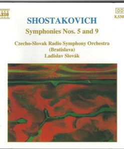 Dmitri Shostakovich – Slovak Radio Symphony Orchestra, Ladislav Slovák - Symphonies Nos. 5 And 9 (CD, RE) (Near Mint (NM or M-))