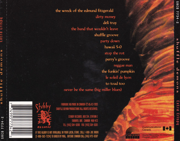 The Shuffle Demons - Extra Crispy (CD, Album) (Near Mint (NM or M-)) - Image 2