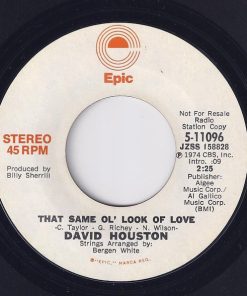Alternative view of David Houston - That Same Ol' Look Of Love (7", Mono, Promo) (Very Good (VG))