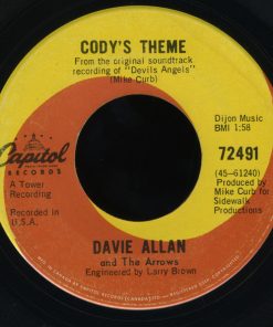 Alternative view of Davie Allan & The Arrows - Devil's Angels (7", Single) (Very Good Plus (VG+))