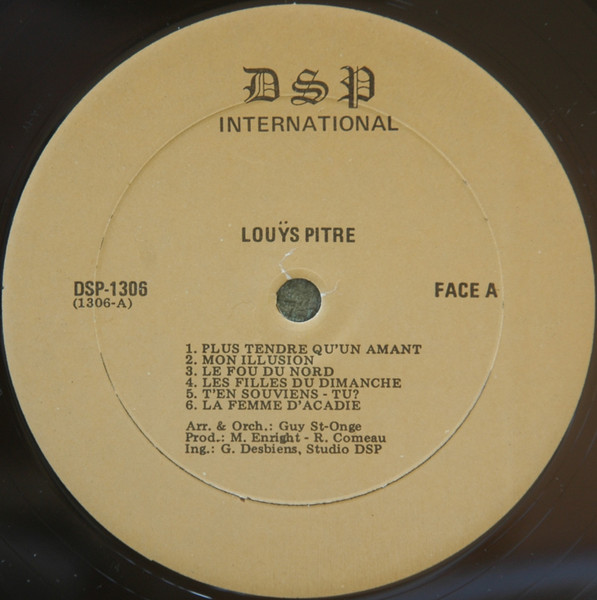 Louÿs Pitre - Louÿs Pitre (LP, Album) (Mint (M)) - Image 3