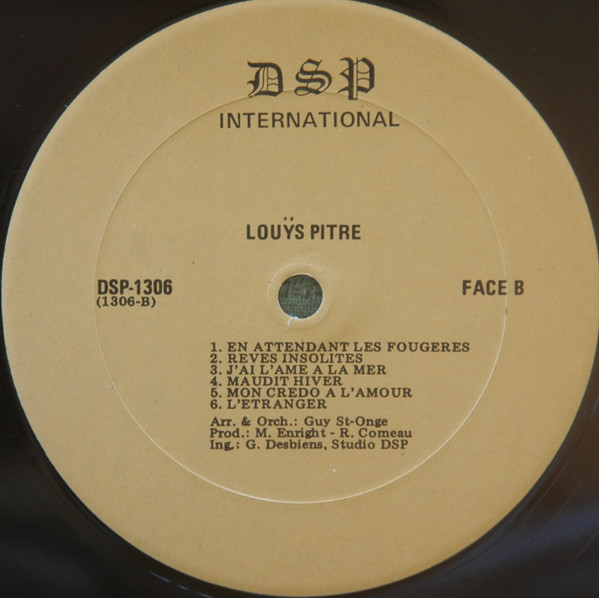Louÿs Pitre - Louÿs Pitre (LP, Album) (Mint (M)) - Image 4