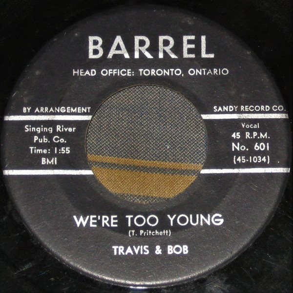 Travis And Bob - Tell Him No (7", Single) (Very Good (VG)) - Image 2
