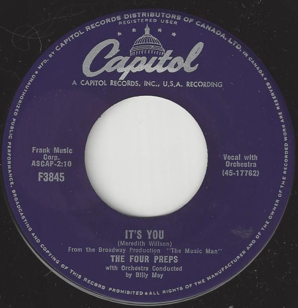 The Four Preps - 26 Miles (Santa Catalina) (7") (Near Mint (NM or M-)) - Image 2