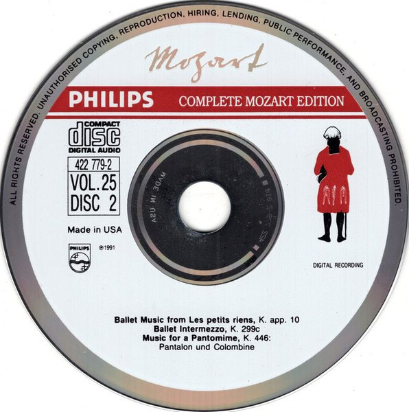 Wolfgang Amadeus Mozart - Theatre and Ballet Music (2xCD, Album + Box, Sli) (Near Mint (NM or M-)) - Image 4