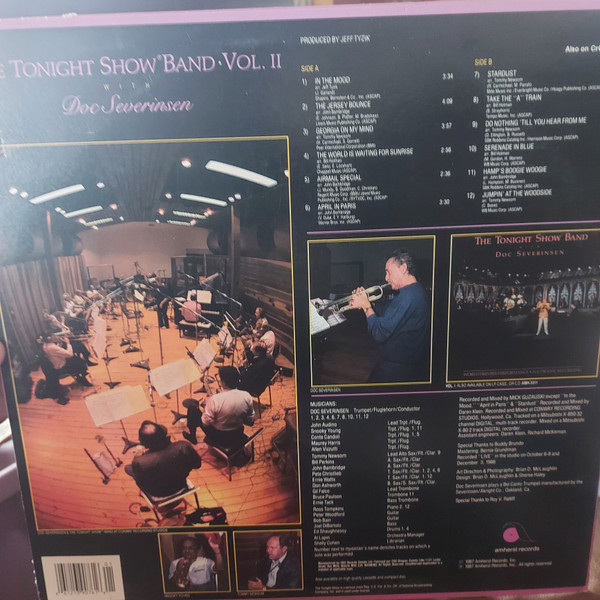 The Tonight Show Band With Doc Severinsen - The Tonight Show Band • Vol. II (LP) (Mint (M)) - Image 2