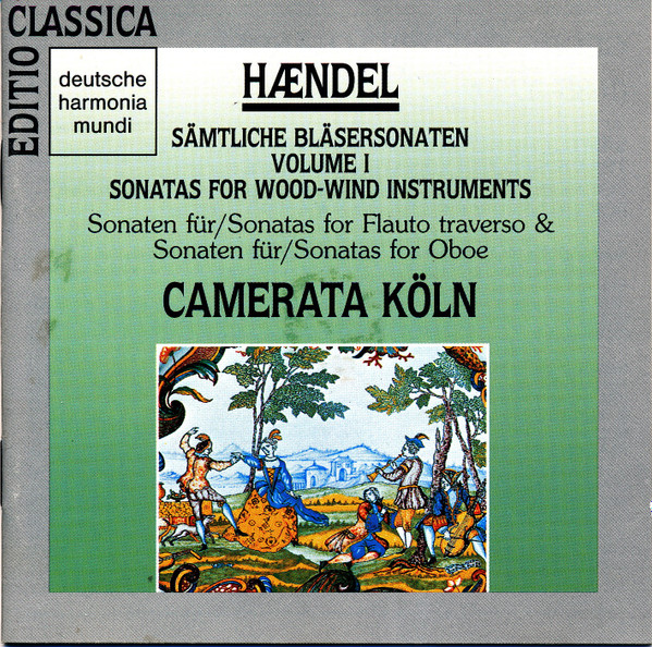 Georg Friedrich Händel, Camerata Köln - Sämtliche Bläsersonaten Volume I (CD, Album, RE) (Near Mint (NM or M-))