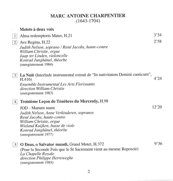 Marc Antoine Charpentier - Prélude Baroque II (CD, Comp) (Near Mint (NM or M-)) - Image 3