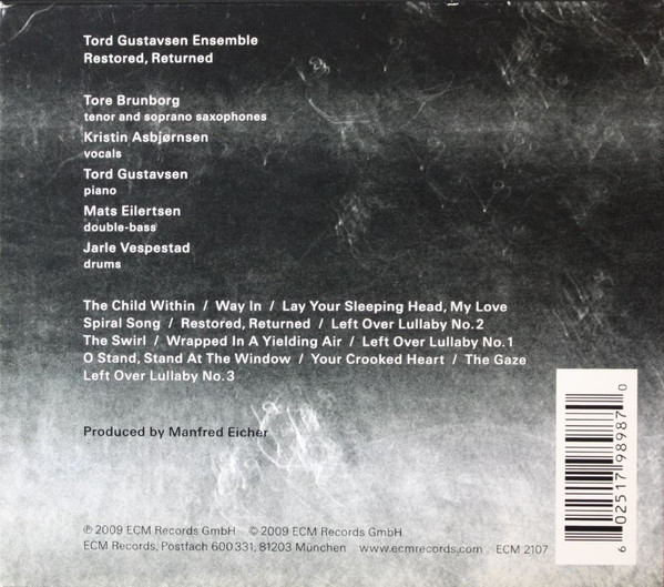 Tord Gustavsen Ensemble - Restored, Returned (CD, Album) (Mint (M)) - Image 2