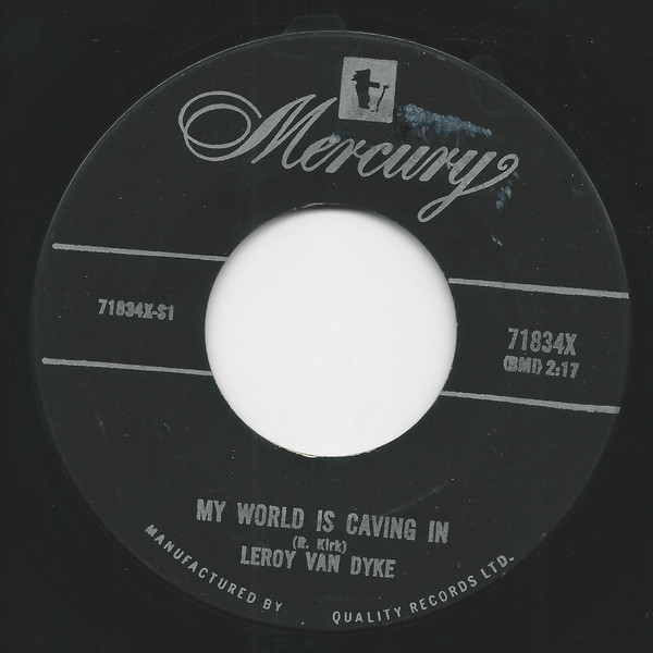 Leroy Van Dyke - Walk On By (7", Single) (Near Mint (NM or M-)) - Image 2