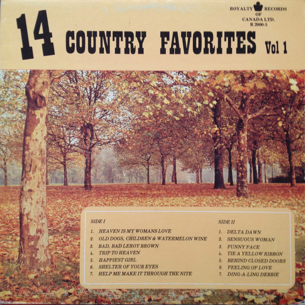 Various - 14 Country Favorites (LP, Comp) (Mint (M)) - Image 2