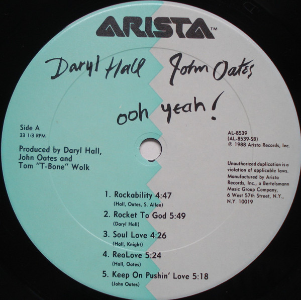 Daryl Hall & John Oates - Ooh Yeah! (LP, Album, Club, CRC) (Mint (M)) - Image 5