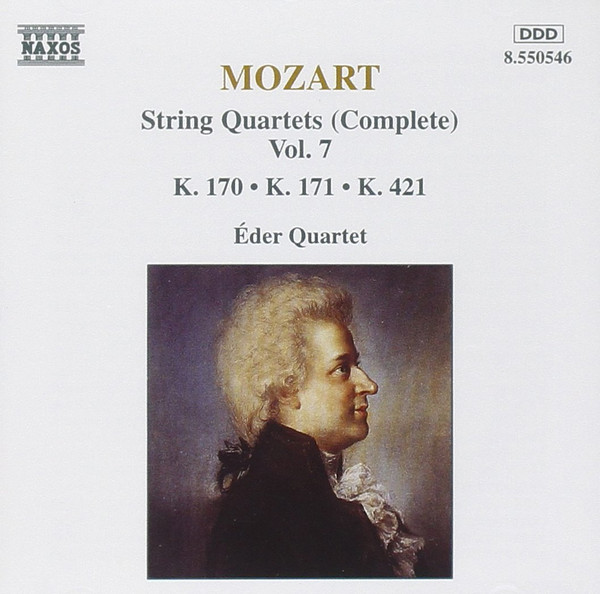 Wolfgang Amadeus Mozart - Éder Quartet - String Quartets (Complete) Vol. 7 - K. 170 • K. 171 • K. 421 (CD, Album) (Near Mint (NM or M-))