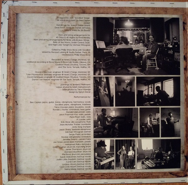 Ben Caplan - Birds With Broken Wings (LP, Album) (Near Mint (NM or M-)) - Image 2