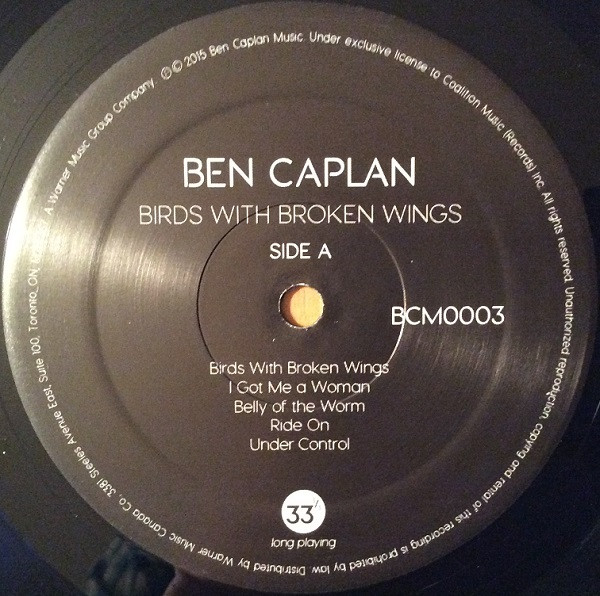 Ben Caplan - Birds With Broken Wings (LP, Album) (Near Mint (NM or M-)) - Image 5