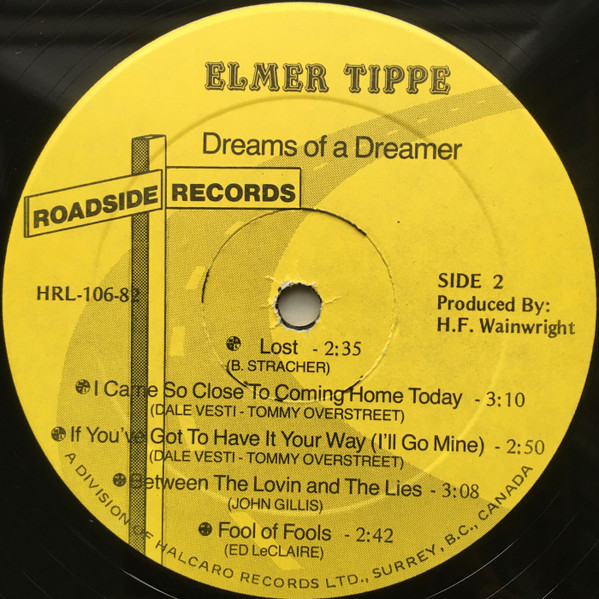 Elmer Tippe - Dreams Of A Dreamer (LP, Album) (Mint (M)) - Image 4