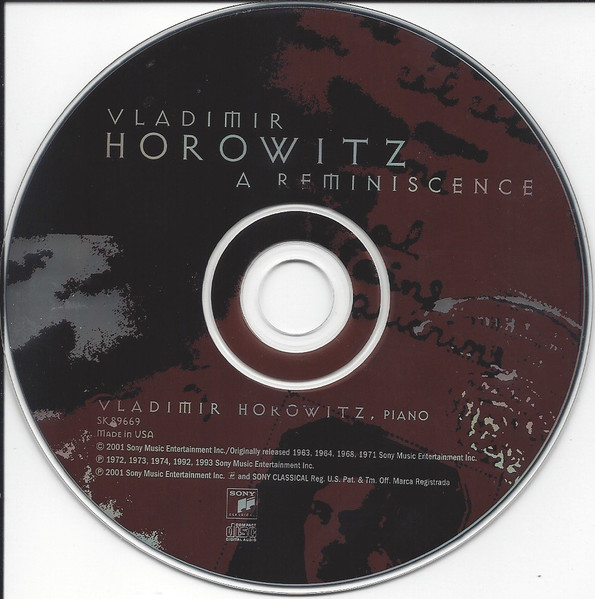 Vladimir Horowitz - Vladimir Horowitz-A Reminiscence (CD, Comp) (Near Mint (NM or M-)) - Image 3