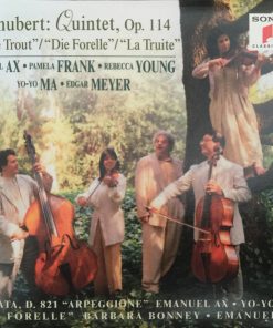 Franz Schubert, Emanuel Ax, Pamela Frank, Rebecca Young, Yo-Yo Ma, Edgar Meyer, Barbara Bonney - Quintet Op. 114 "The Trout"/"Die Forelle"/"La Truite" (CD, Album, SBM) (Near Mint (NM or M-))