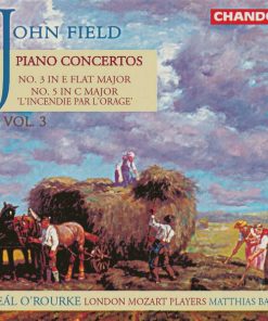 John Field (2) - Míċeál O'Rourke, London Mozart Players, Matthias Bamert - Piano Concertos Vol 3: No. 3 In E Flat Major / No. 5 In C Major 'L'Incendie Par L'Orage' (CD, Album) (Near Mint (NM or M-))