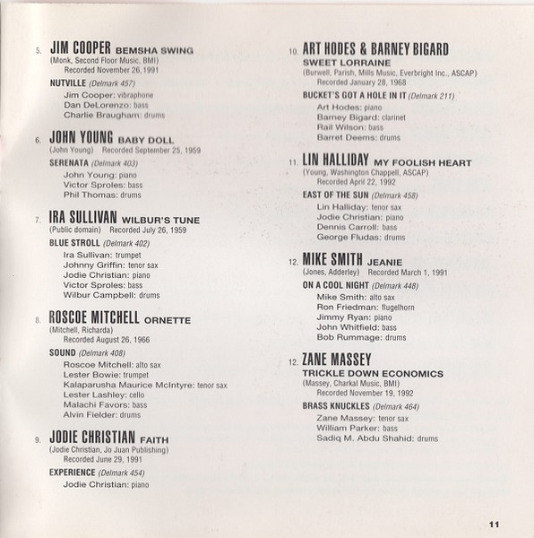 Various - Delmark 40th Anniversary Jazz (CD, Comp) (Near Mint (NM or M-)) - Image 5