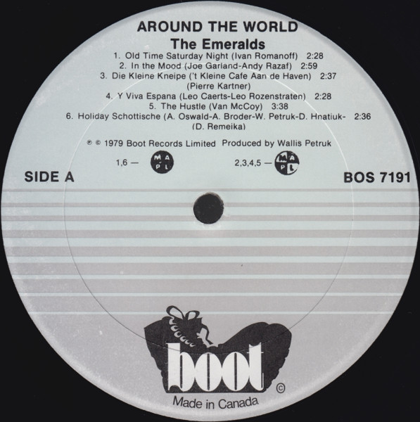 The Emeralds (10) - Around The World (LP, Album) (Mint (M)) - Image 3