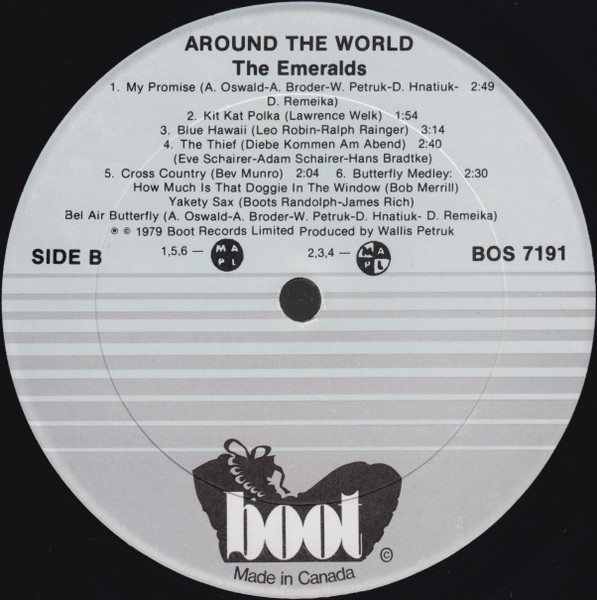 The Emeralds (10) - Around The World (LP, Album) (Mint (M)) - Image 4