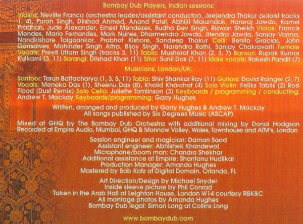 Bombay Dub Orchestra - Bombay Dub Orchestra (2xCD, Album, Enh, Dig) (Near Mint (NM or M-)) - Image 4