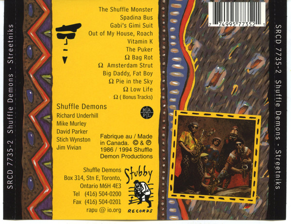 The Shuffle Demons - Streetniks (CD, Album) (Near Mint (NM or M-)) - Image 2