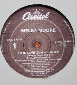 Melba Moore Duet With Kashif - i'm In Love   (12", Promo) (Mint (M))