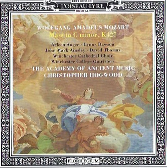 Wolfgang Amadeus Mozart - Christopher Hogwood, Arleen Auger, Lynne Dawson, John Mark Ainsley, David Thomas (9), Winchester Cathedral Choir, Winchester College Quiristers, The Academy Of Ancient Music - Mass In C Minor, K. 427 (CD, Album) (Near Mint (NM or M-))