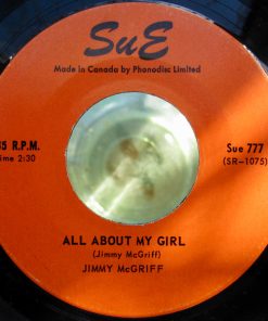 Jimmy McGriff - All About My Girl / M. G. Blues (7") (Very Good Plus (VG+))