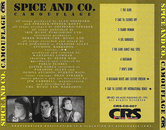 Spice And Company - Camouflage (CD, Album) (Mint (M)) - Image 2