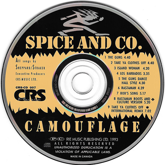 Spice And Company - Camouflage (CD, Album) (Mint (M)) - Image 3