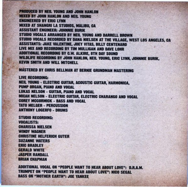 Neil Young + Promise Of The Real - Earth (2xCD, Album) (Near Mint (NM or M-)) - Image 5