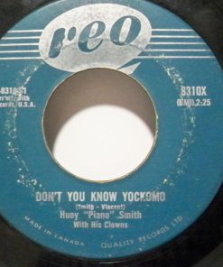 Huey "Piano" Smith & His Clowns - Don't You Know Yockomo / Well I'll Be John Brown (7", Single) (Very Good (VG))