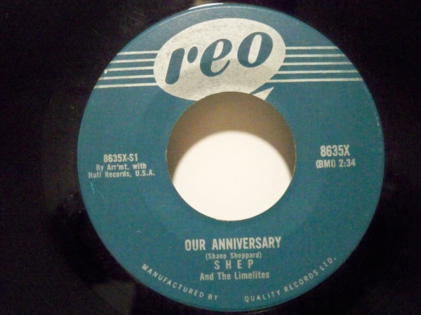 Shep & The Limelites - Our Anniversary / Who Told The Sandman (7", Single) (Very Good (VG))
