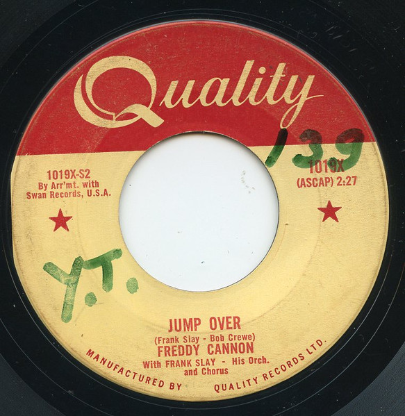Freddy Cannon - The Urge (7", Single) (Very Good (VG)) - Image 2