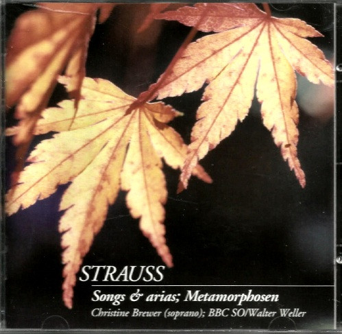 Richard Strauss, Christine Brewer, BBC Symphony Orchestra, Walter Weller - Songs & Arias; Metamorphosen (CD) (Near Mint (NM or M-)) - Image 2