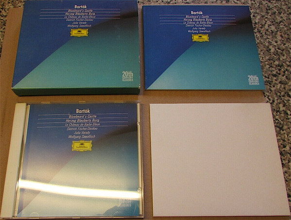Béla Bartók - Dietrich Fischer-Dieskau, Iulia Várady, Bayerisches Staatsorchester, Wolfgang Sawallisch - Bluebeard's Castle Op. 11 (CD, Album, RE + Box, Sli) (Near Mint (NM or M-)) - Image 2