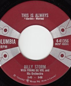 Billy Storm, Frank De Vol - This Is Always/I've Come Of Age (7", Single) (Very Good Plus (VG+))