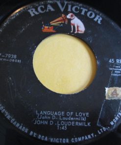 John D. Loudermilk - Language Of Love (7", Single) (Near Mint (NM or M-))