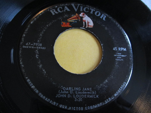 John D. Loudermilk - Language Of Love (7", Single) (Near Mint (NM or M-)) - Image 2