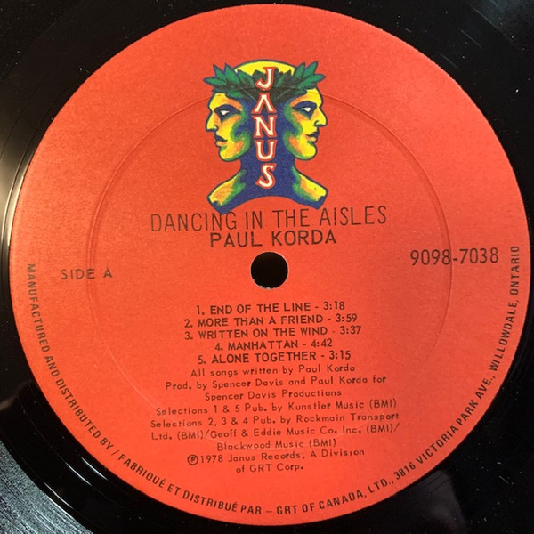 Paul Korda - Dancing In The Aisles (LP, Album) (Mint (M)) - Image 3