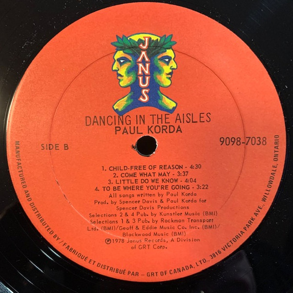 Paul Korda - Dancing In The Aisles (LP, Album) (Mint (M)) - Image 4