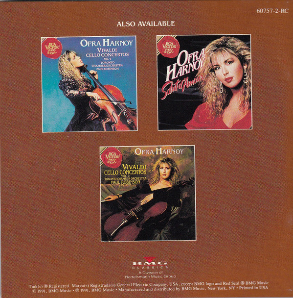 Ofra Harnoy, London Philharmonic Orchestra, Sir Charles Mackerras - Ernest Bloch / Max Bruch - Schelomo / Kol Nidrei (CD) (Near Mint (NM or M-)) - Image 4